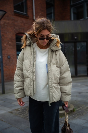 Embassy of Bricks and Locks - Zonza Puffer Jacket - Pale Olive